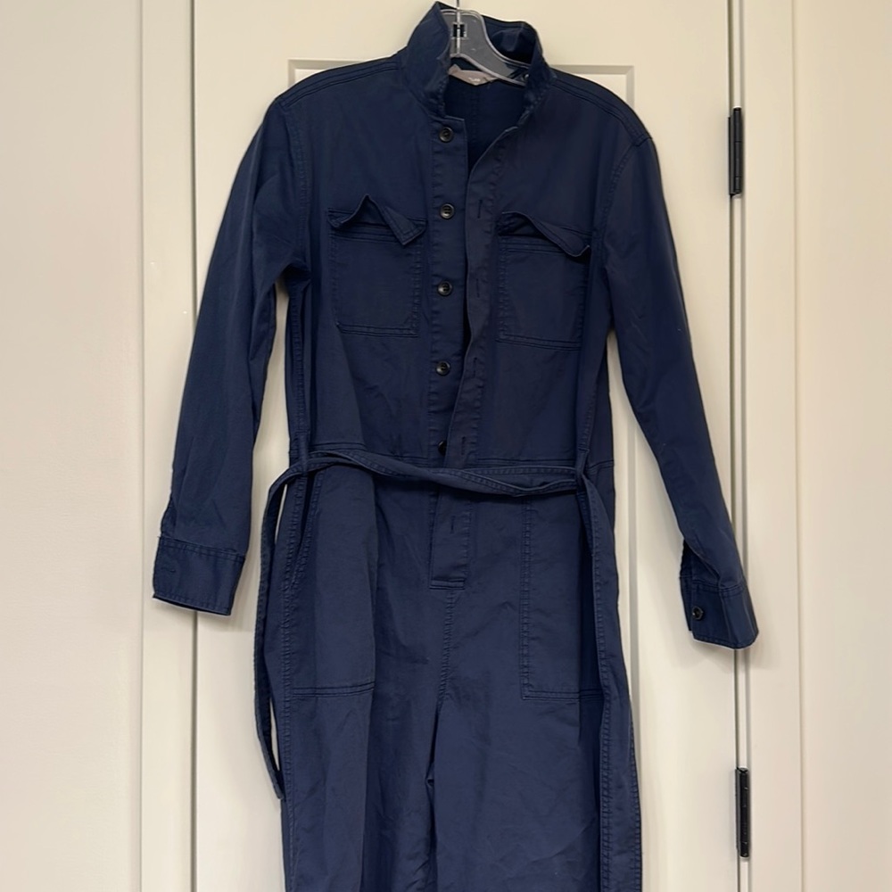 Everlane Utility Jumpsuit - size 4 - blue